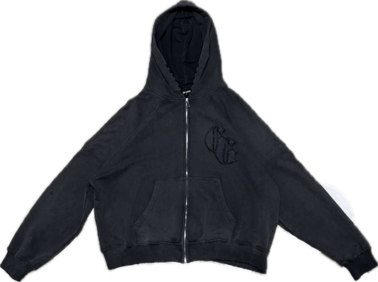 Double Skeleton Zip Hoodie